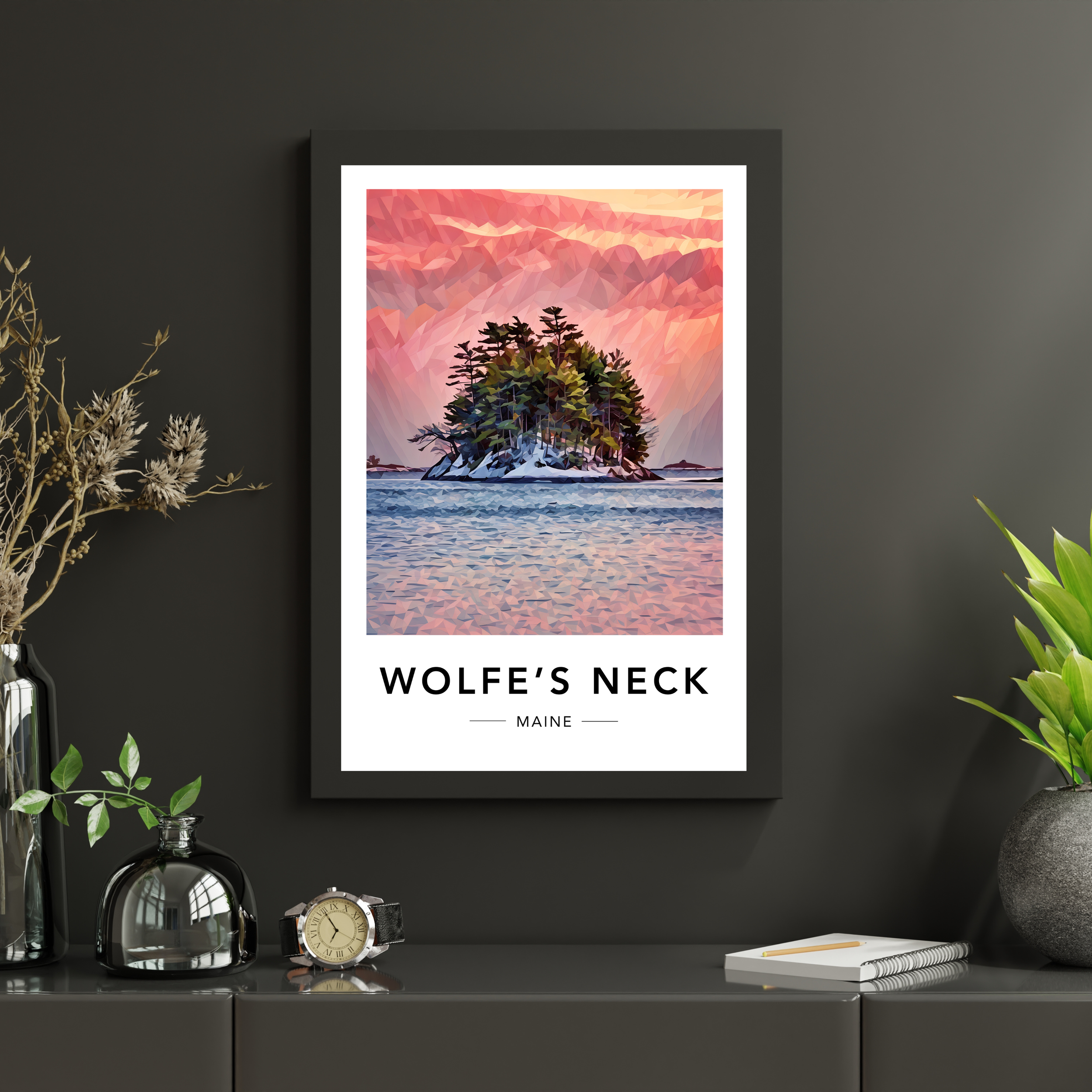 Black+Minimalist+Photo+Frame+
